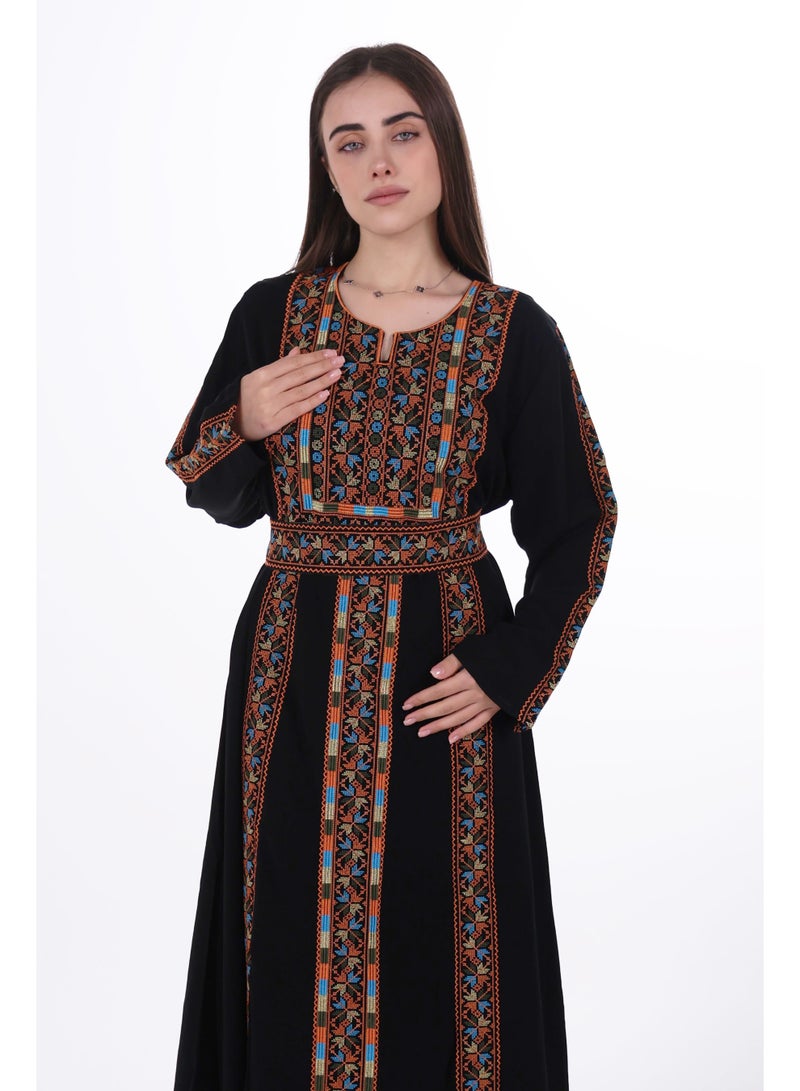 AL BENT AL SHARQIEH women embroidered jalabiya dress - Image 3